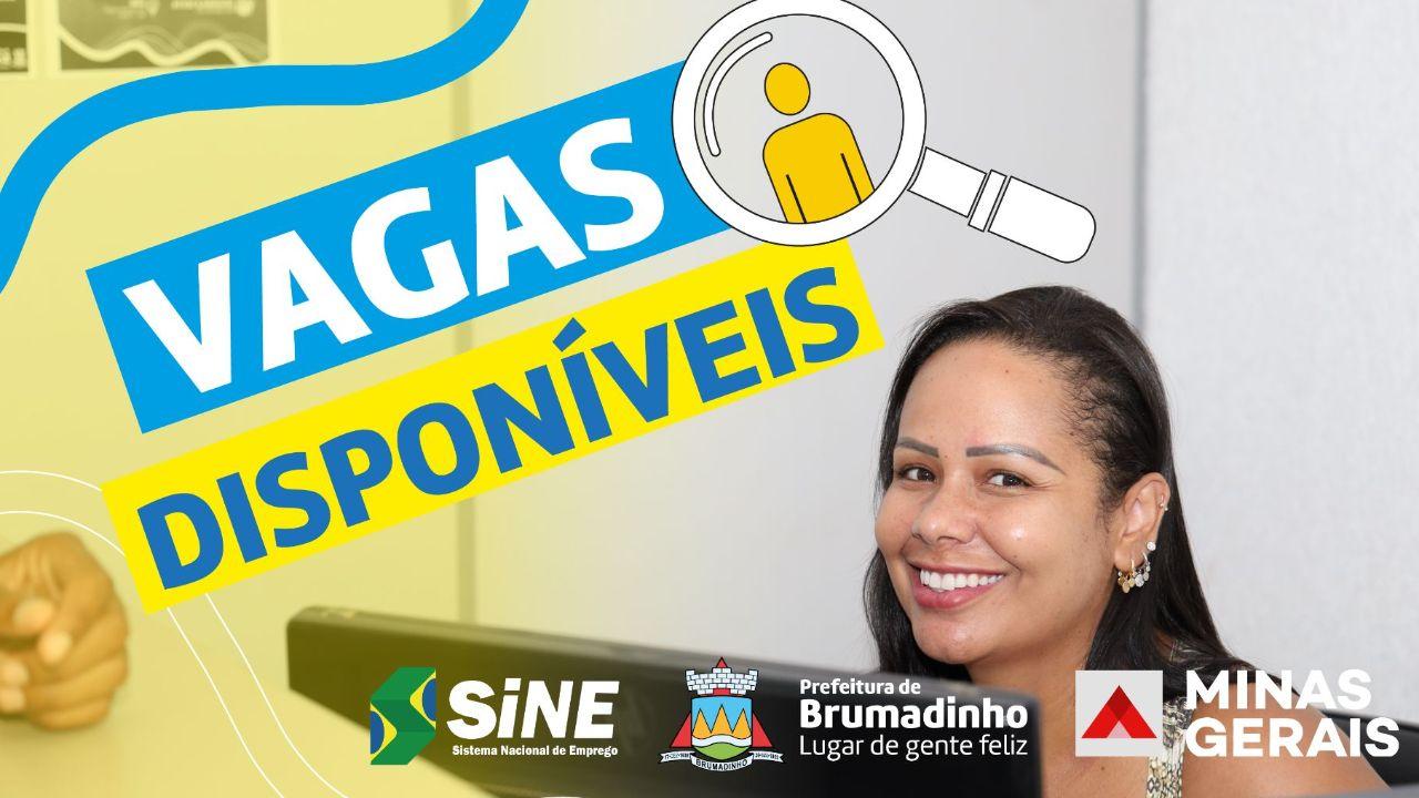 Sine disponibiliza mais 26 vagas de emprego para o cidadão nesta sexta-feira (06)